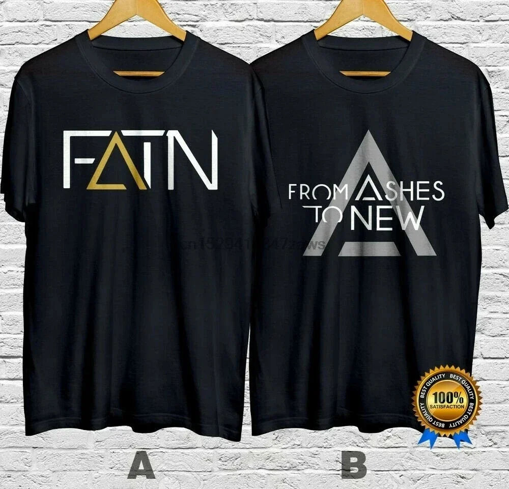 From Ashes To New Rap Metal Band T-Shirt Cotton 100% S-3XL Fast Shipping Unisex T-shirt, Sweatshirt, Hoodie, Long Sleeve Tee - T-Shirt, Sweatshirt, Hoodie