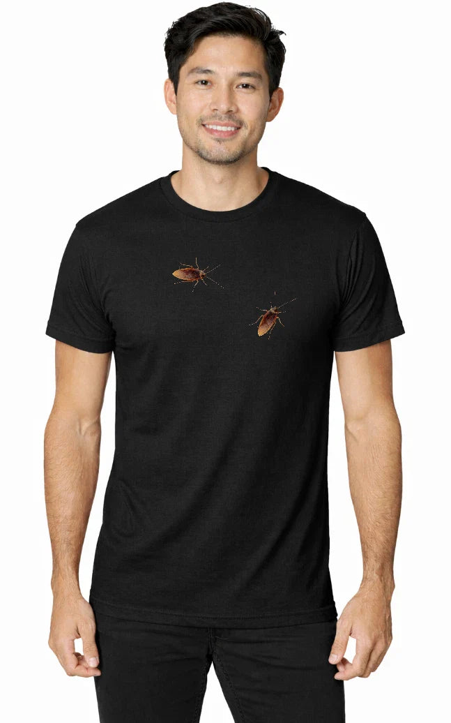 Funny Roach T-Shirt | Realistic Bug Shirt | Prank Graphic Tee | Gross Funny Shir Unisex T-shirt, Sweatshirt, Hoodie, Long Sleeve Tee - T-Shirt, Sweatshirt, Hoodie