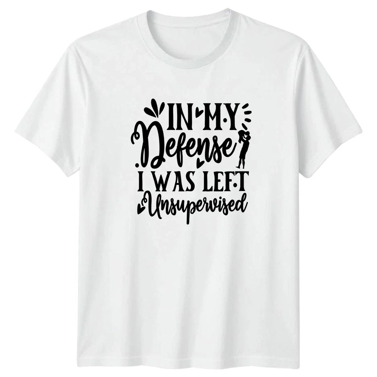 In My Defense I Was T-Shirt Sarcastic Slogans Humor Birthday Gift For Him Unisex T-shirt, Sweatshirt, Hoodie, Long Sleeve Tee - T-Shirt, Sweatshirt, Hoodie