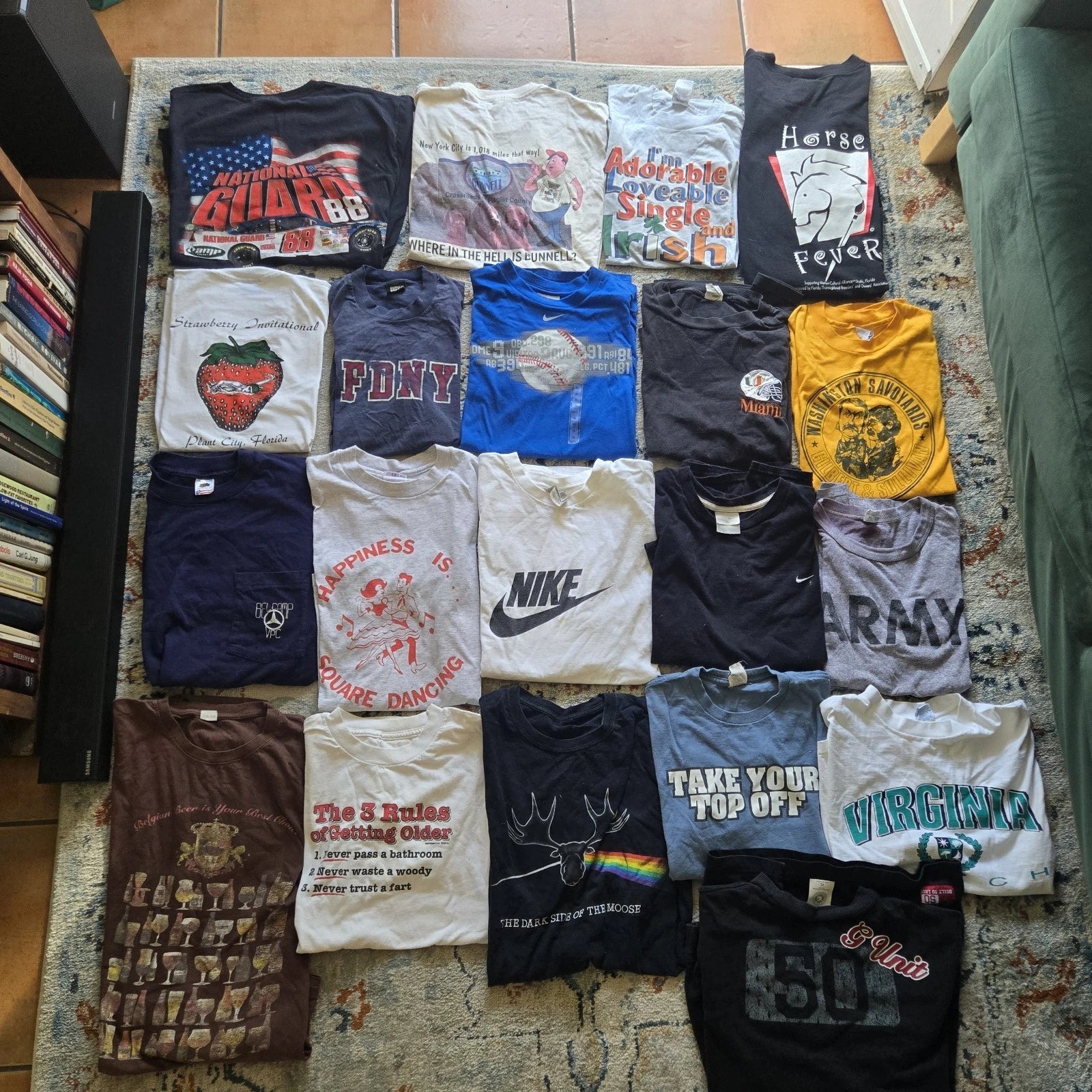 Lot Of 20 Vintage 90s 80s Y2K T Shirts Nascar Biker Sports Tourist Unisex T-shirt, Sweatshirt, Hoodie, Long Sleeve Tee - T-Shirt, Sweatshirt, Hoodie