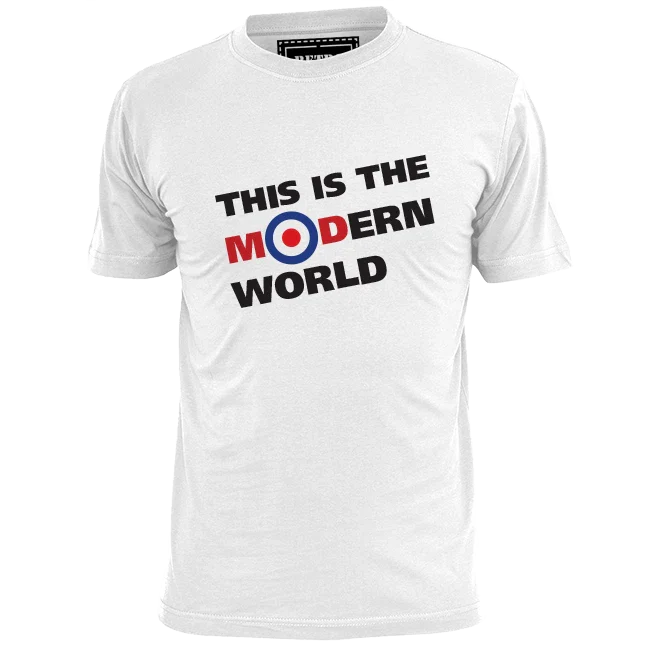 Mens This Is The Modern World T Shirt Scooters Vespa Lambretta Jam Weller Who Unisex T-shirt, Sweatshirt, Hoodie, Long Sleeve Tee - T-Shirt, Sweatshirt, Hoodie