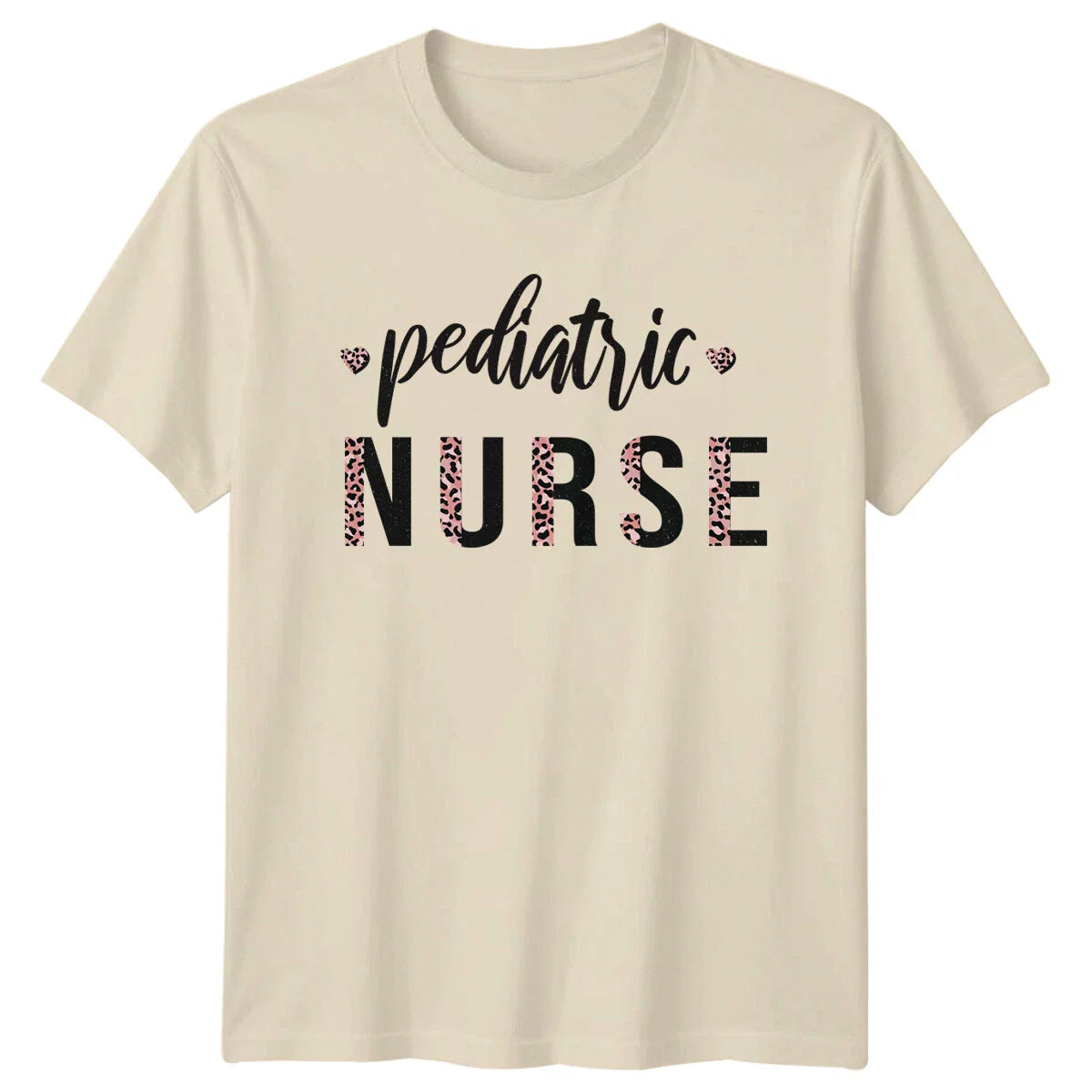 Pediatric Nurse Leopard T-Shirt - Cute Nurse Tee - pediatric NURSE Unisex T-shirt, Sweatshirt, Hoodie, Long Sleeve Tee - T-Shirt, Sweatshirt, Hoodie