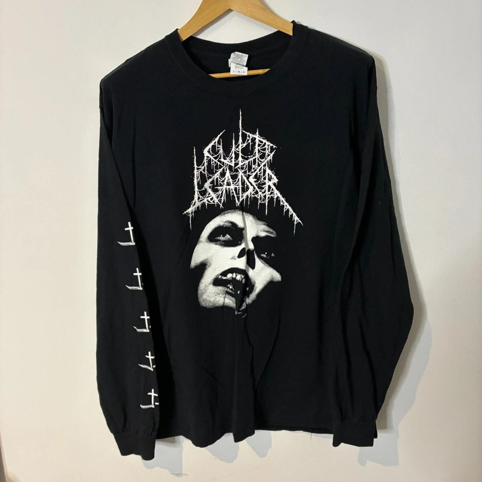 Cult Leader Shirt Mens Large Black Evil Against Evil Hardcore Punk Band Tee Unisex T-shirt, Sweatshirt, Hoodie, Long Sleeve Tee - T-Shirt, Sweatshirt, Hoodie