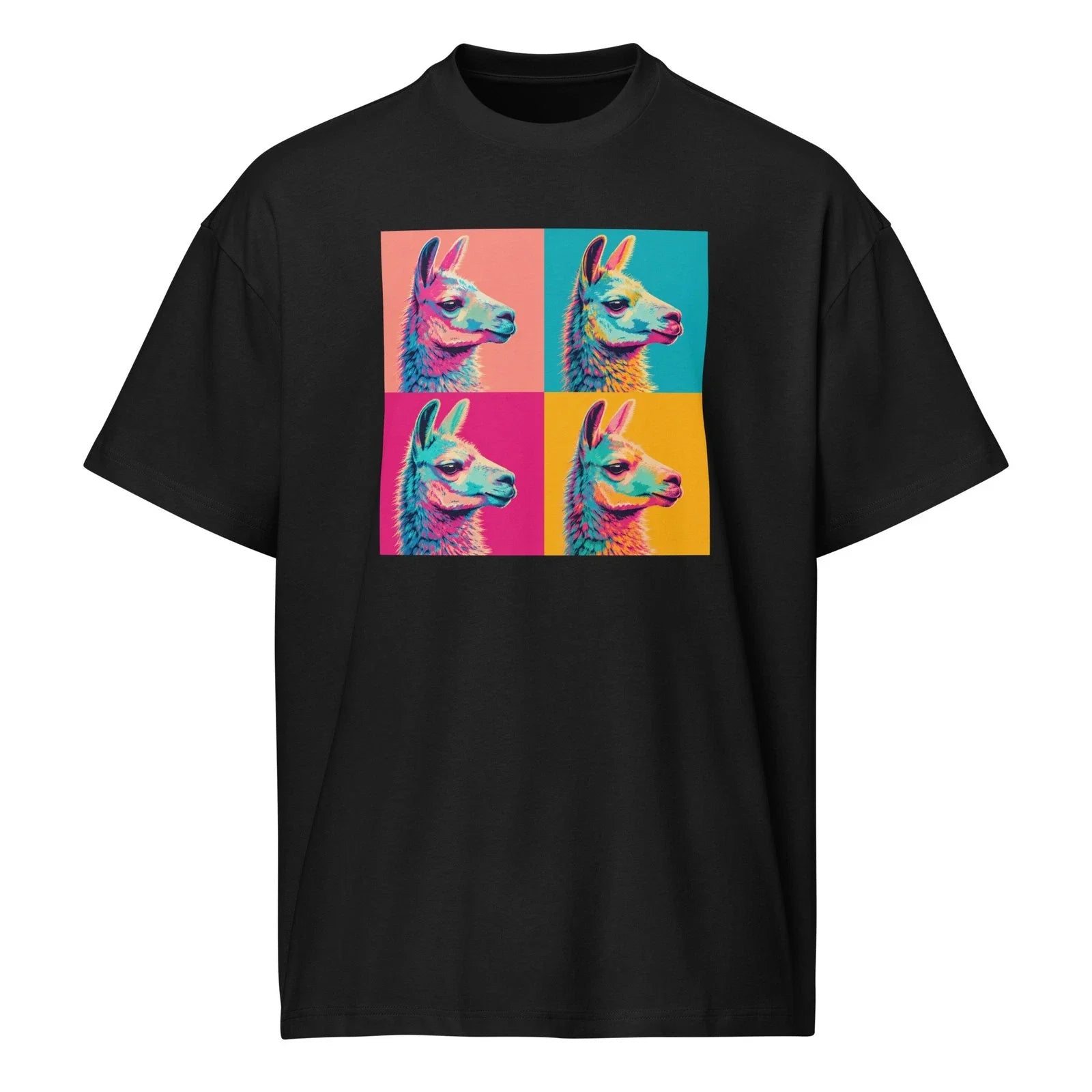 Dyku PERU Llama Pop art Tee Unisex T-shirt, Sweatshirt, Hoodie, Long Sleeve Tee - T-Shirt, Sweatshirt, Hoodie