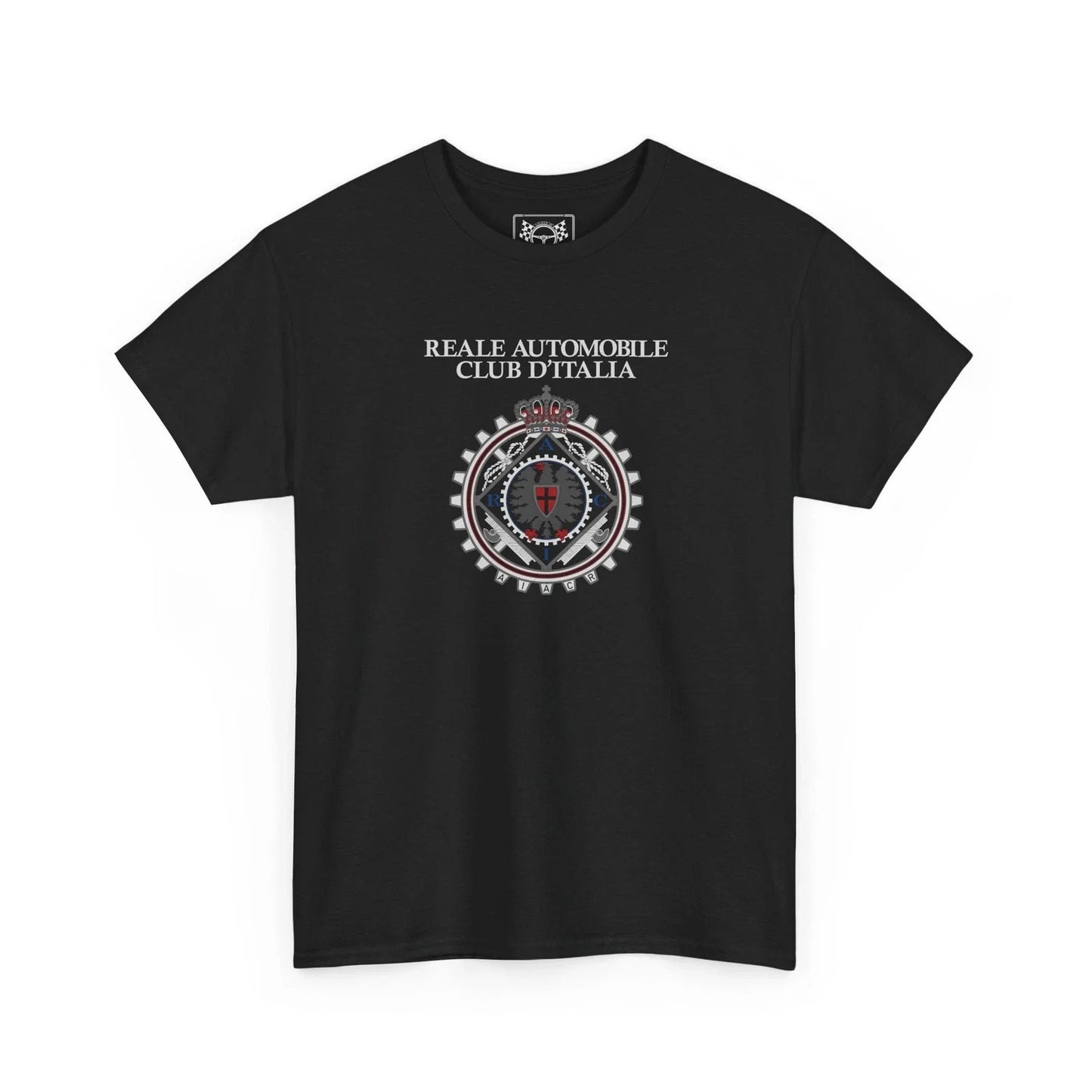 Reale Automobile Club dItalia T-Shirt - Motorsports Vintage Tee Racing Fan Gift Unisex T-shirt, Sweatshirt, Hoodie, Long Sleeve Tee - T-Shirt, Sweatshirt, Hoodie
