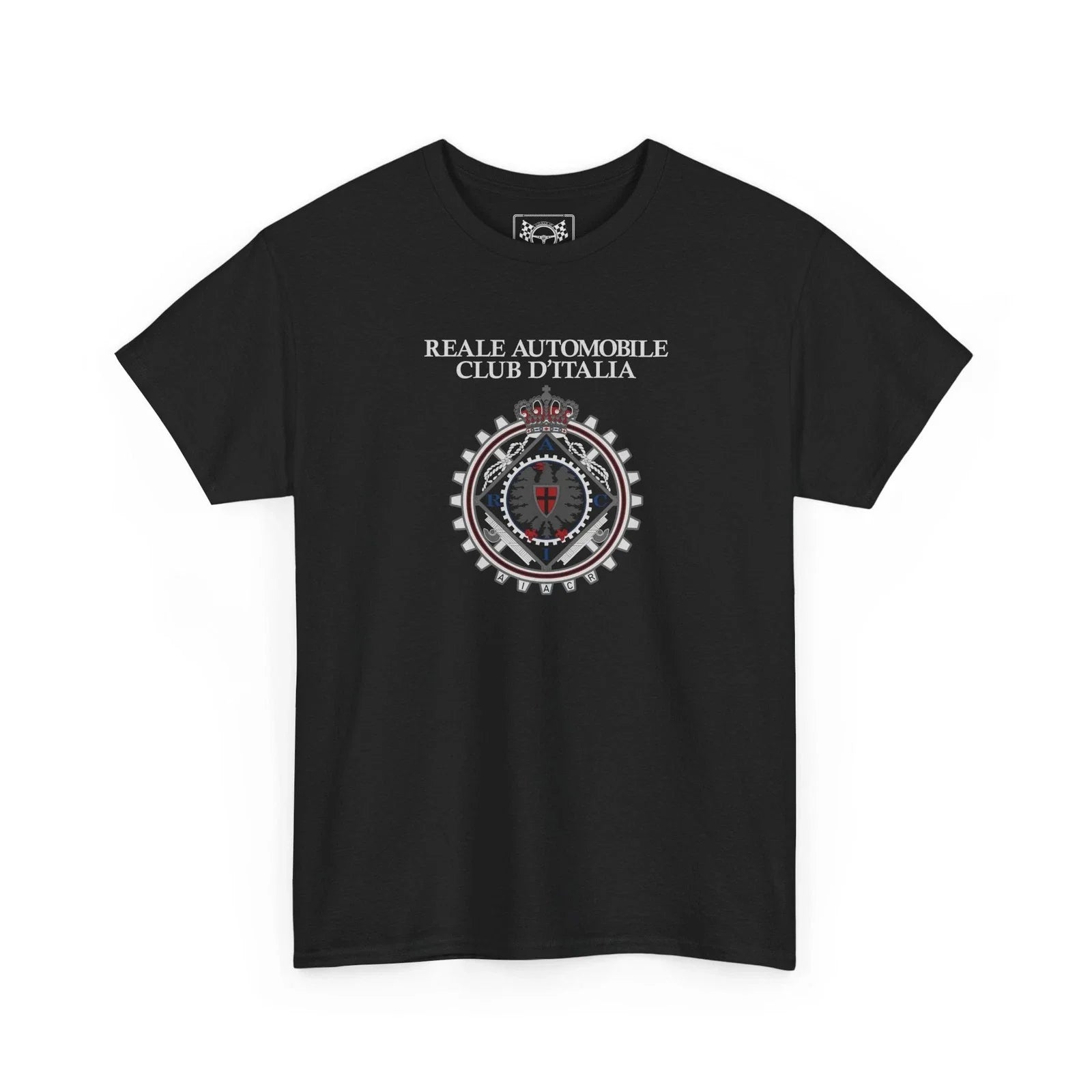 Reale Automobile Club dItalia T-Shirt - Motorsports Vintage Tee Racing Fan Gift Unisex T-shirt, Sweatshirt, Hoodie, Long Sleeve Tee - T-Shirt, Sweatshirt, Hoodie