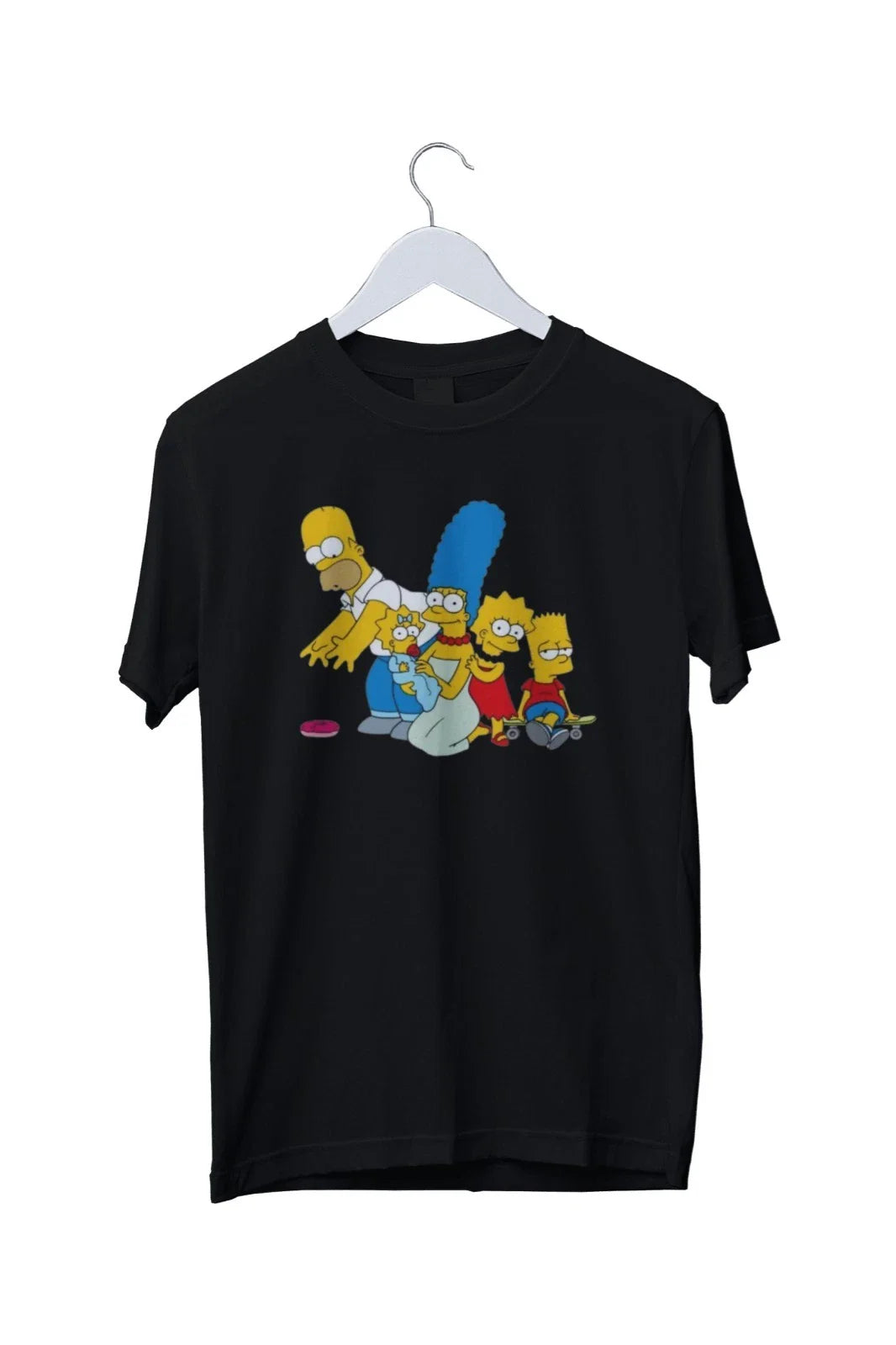 The Simpsons Family Donut Cartoon Graphic T-Shirt Mens S M L XL 2 3 4 XL Unisex T-shirt, Sweatshirt, Hoodie, Long Sleeve Tee - T-Shirt, Sweatshirt, Hoodie