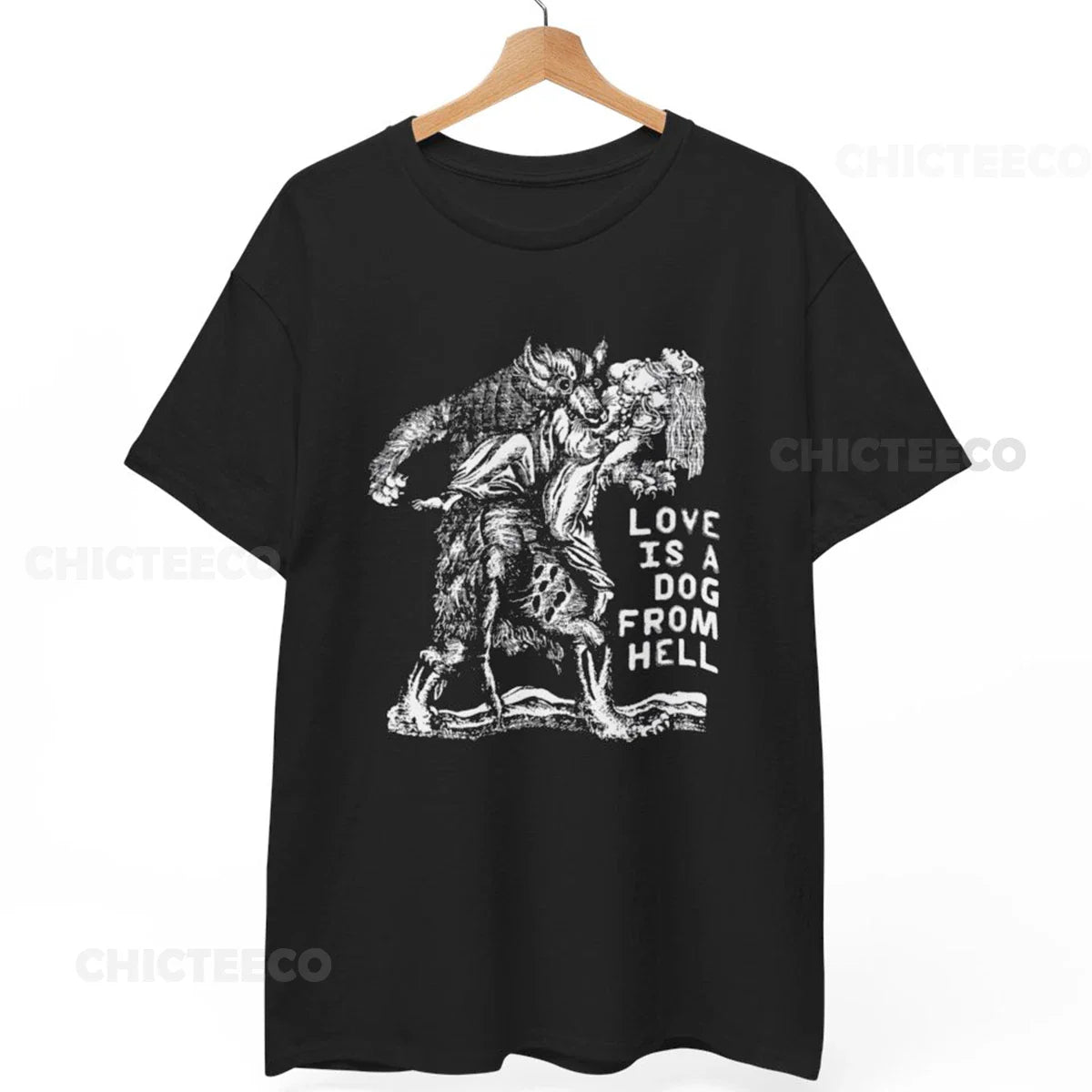 Love Is A Dog From Hell T-Shirt Charles Bukowski Poetry Literary Unisex Tee Unisex T-shirt, Sweatshirt, Hoodie, Long Sleeve Tee - T-Shirt, Sweatshirt, Hoodie