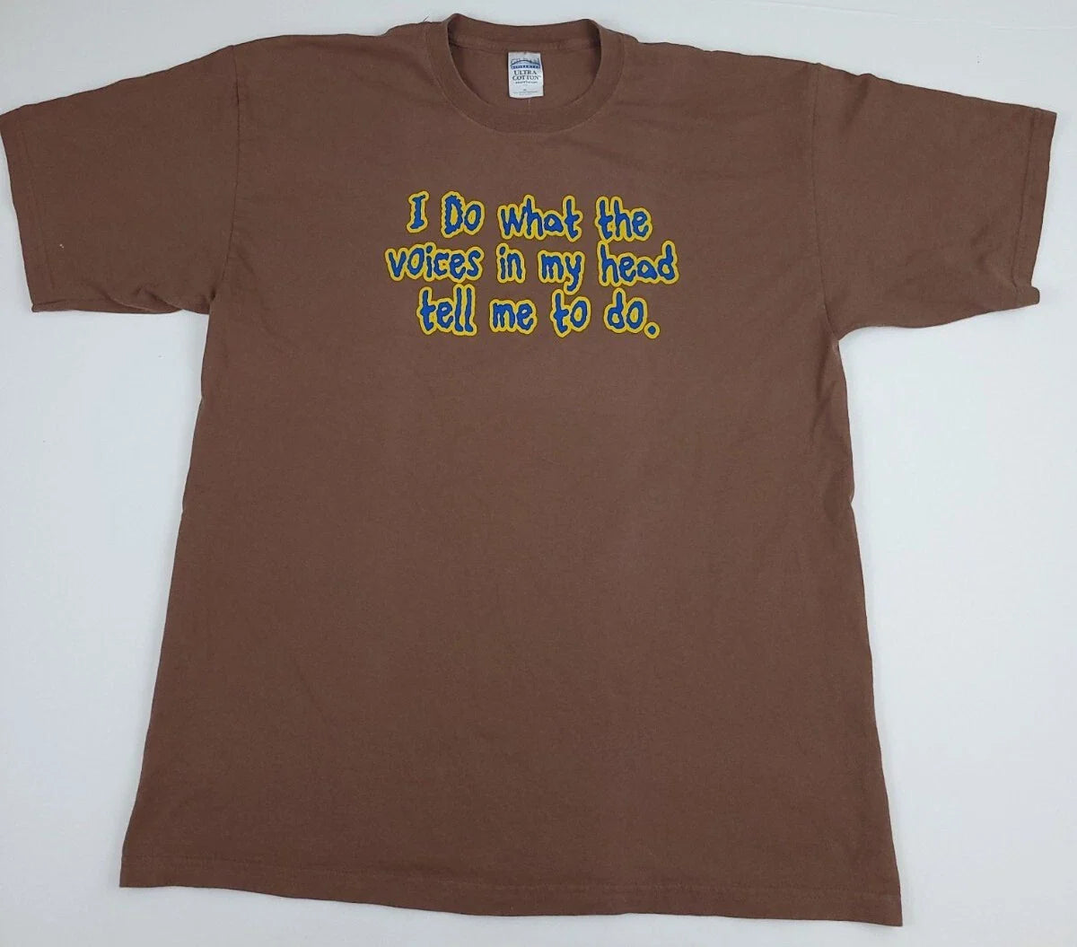 Vintage Y2k I Do What The Voices In My Head Tell Me To Print T Shirt Funny Joke Unisex T-shirt, Sweatshirt, Hoodie, Long Sleeve Tee - T-Shirt, Sweatshirt, Hoodie