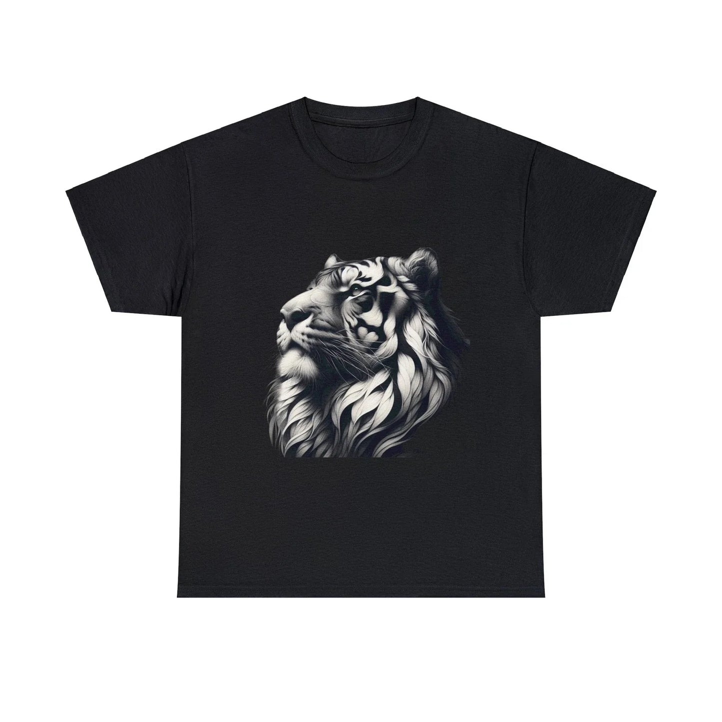 Minimalist Streetwear Designer Unisex T-Shirt Monochrome Tiger Graphic Animal Unisex T-shirt, Sweatshirt, Hoodie, Long Sleeve Tee - T-Shirt, Sweatshirt, Hoodie