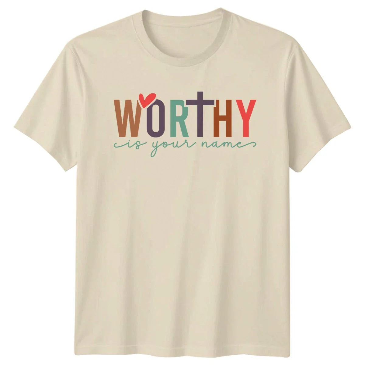 Worthy Is Your Name T-Shirt Christian Faith Mothers Day Gift For Him And Her Unisex T-shirt, Sweatshirt, Hoodie, Long Sleeve Tee - T-Shirt, Sweatshirt, Hoodie