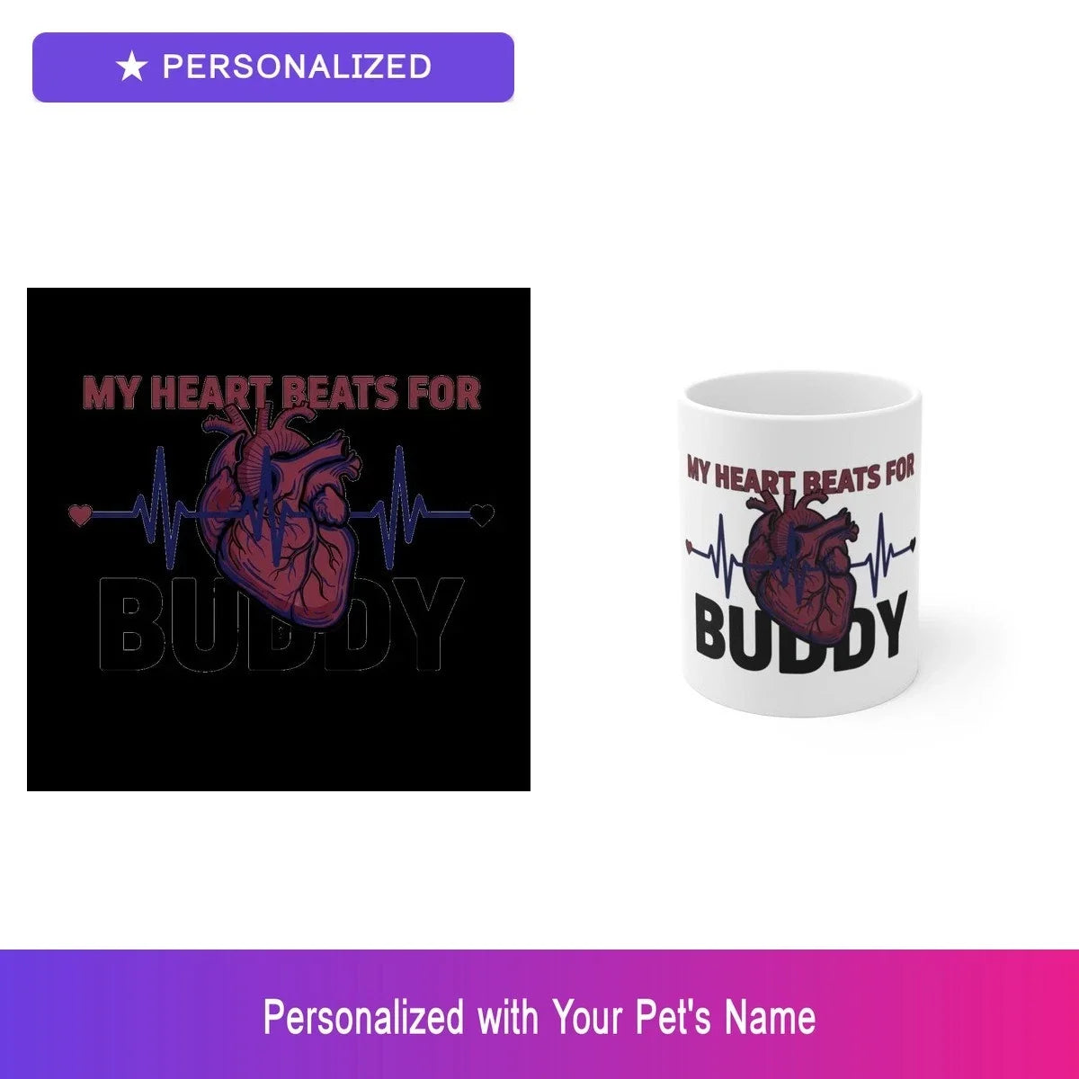 Custom Rottweiler Pet Lover Gift Set Shirt Mug Personalized Name Bundle Unisex T-shirt, Sweatshirt, Hoodie, Long Sleeve Tee - T-Shirt, Sweatshirt, Hoodie