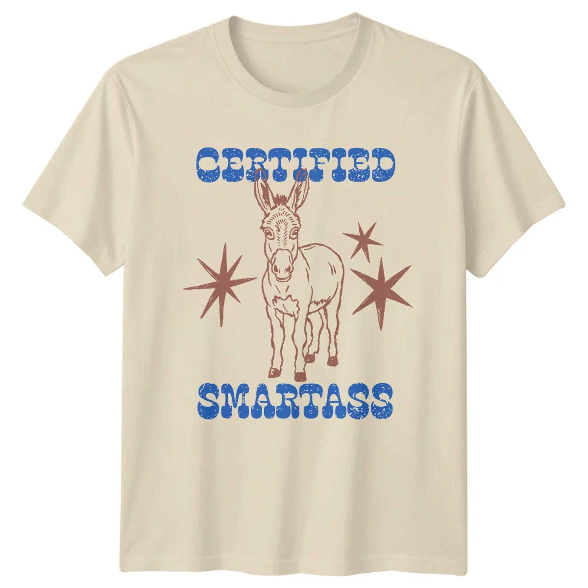Certified Smartass T-Shirt Sarcastic Donkey Humor Birthday Gift For Him And Her Unisex T-shirt, Sweatshirt, Hoodie, Long Sleeve Tee - T-Shirt, Sweatshirt, Hoodie