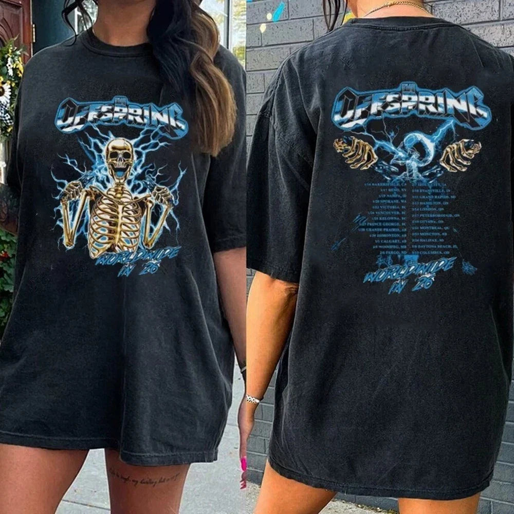 The Offspring Tour Shirt 2026, Vintage The Offspring Tee for Punk Rock Fans Unisex T-shirt, Sweatshirt, Hoodie, Long Sleeve Tee - T-Shirt, Sweatshirt, Hoodie
