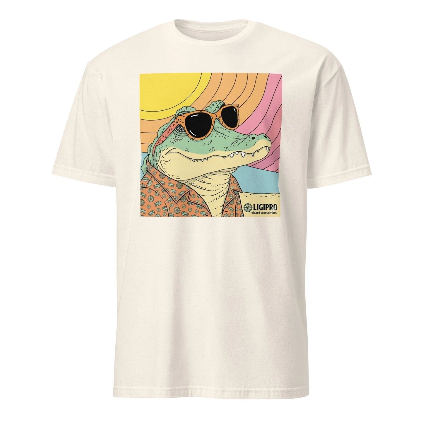 Camiseta Cocodrilo Retro Vintage - Estilo Surf 90s Relaxed Graphic T-Shirt Unisex T-shirt, Sweatshirt, Hoodie, Long Sleeve Tee - T-Shirt, Sweatshirt, Hoodie