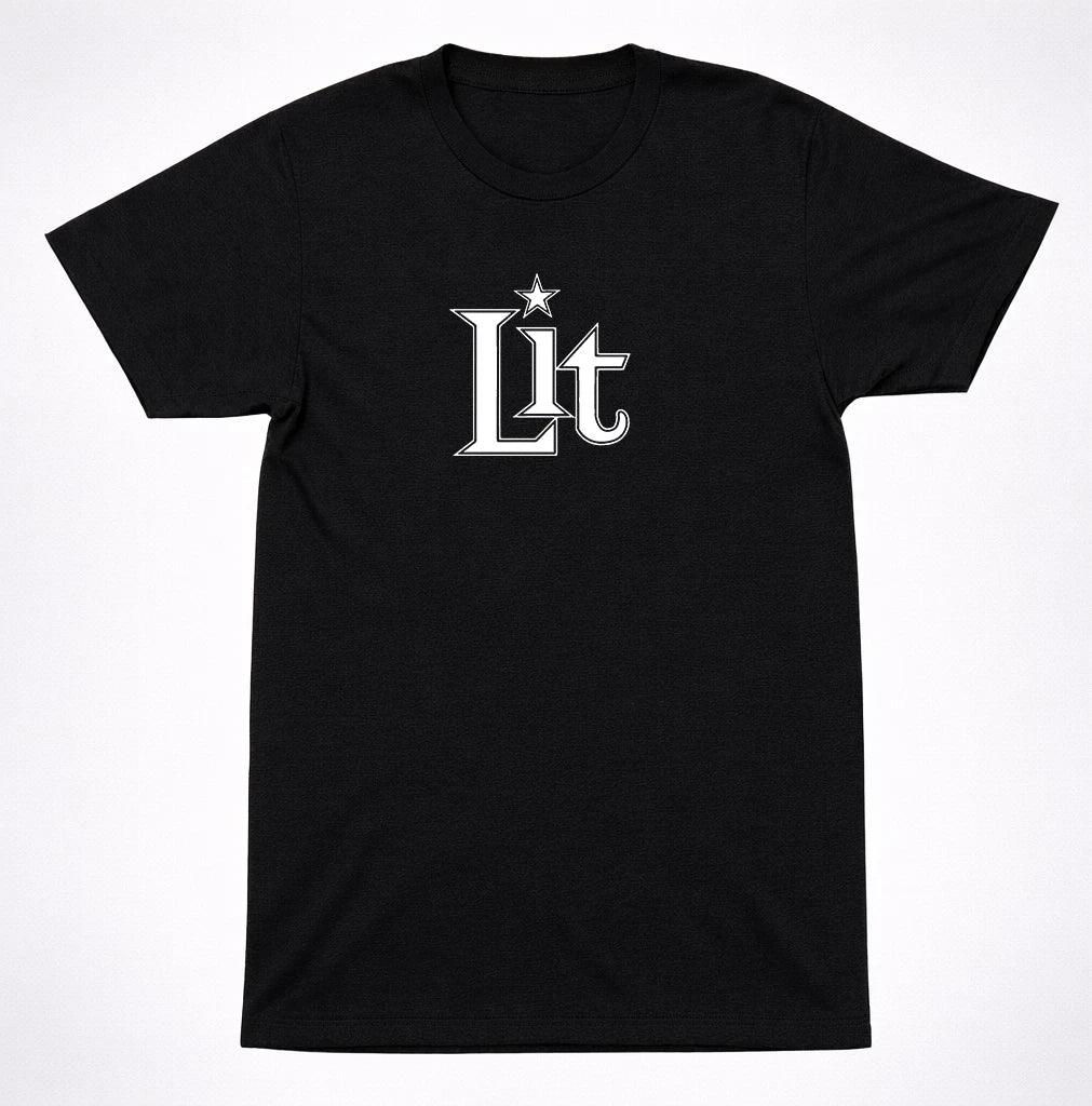 Lit Star Logo Shirt 90s Alternative Rock Band Minimal Black Shirt Unisex T-shirt, Sweatshirt, Hoodie, Long Sleeve Tee - T-Shirt, Sweatshirt, Hoodie
