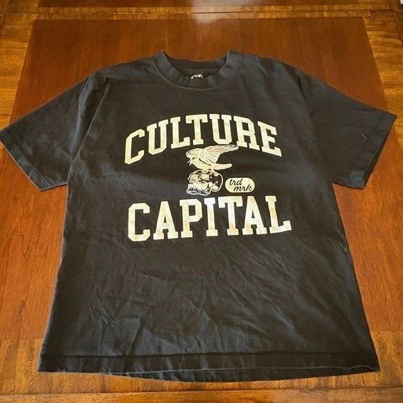 Culture Capital Graphic T Shirt Skull Eagle Logo Streetwear Black Size M Unisex T-shirt, Sweatshirt, Hoodie, Long Sleeve Tee - T-Shirt, Sweatshirt, Hoodie