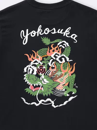 GU Hiromichi Yokochi Sukajan Dragon T-Shirt Black Back Print Yokosuka Japan NWT Unisex T-shirt, Sweatshirt, Hoodie, Long Sleeve Tee - T-Shirt, Sweatshirt, Hoodie
