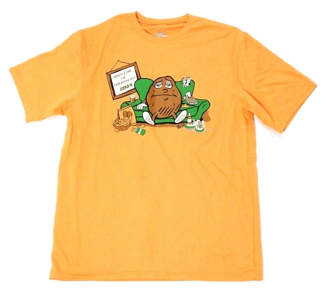 Zero-K Potato Irish Fair novelty men's t-shirt gold size L short sleeve Zorrel Unisex T-shirt, Sweatshirt, Hoodie, Long Sleeve Tee - T-Shirt, Sweatshirt, Hoodie