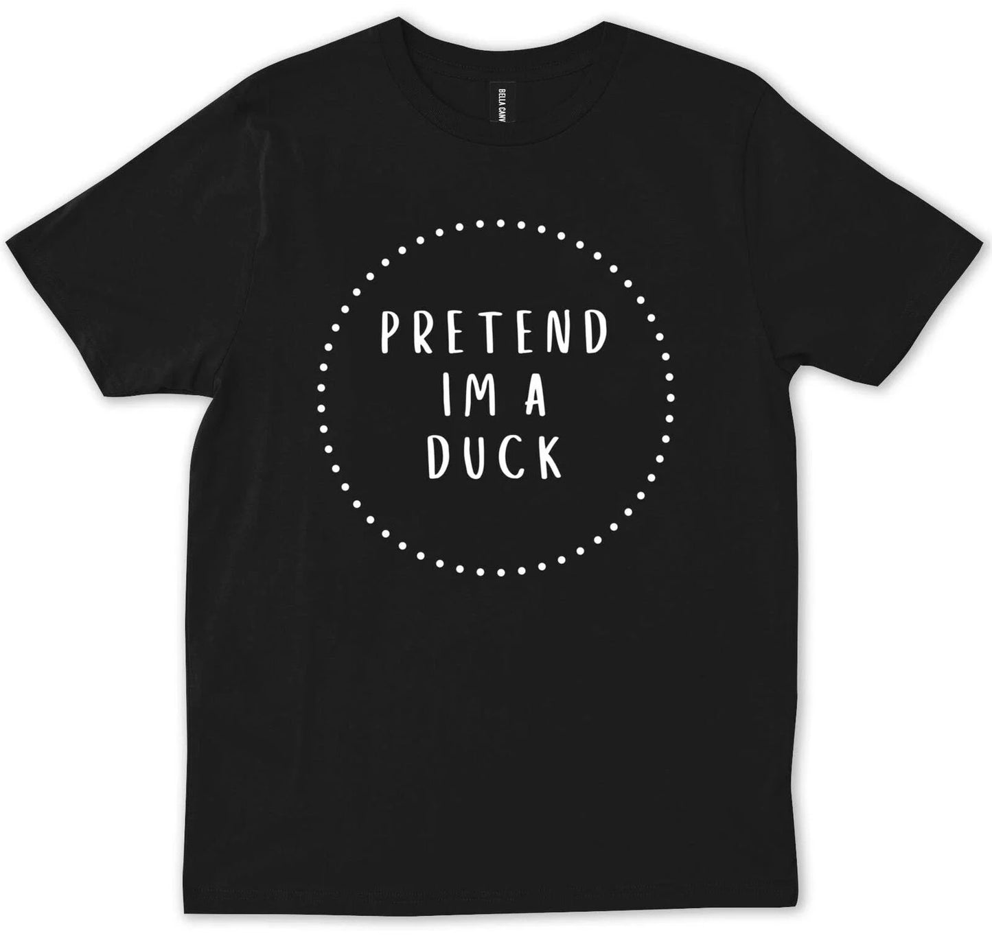 Pretend I'm A Duck Halloween Costume Funny Gift Simple Party T-shirt Unisex T-shirt, Sweatshirt, Hoodie, Long Sleeve Tee - T-Shirt, Sweatshirt, Hoodie