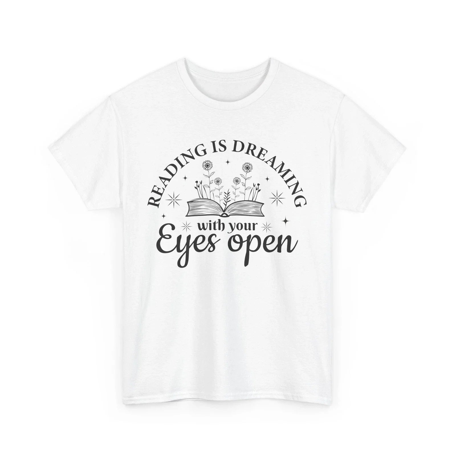 Book T-Shirt | Booktrovert T-Shirt | reading is dreaming with your eyes open Unisex T-shirt, Sweatshirt, Hoodie, Long Sleeve Tee - T-Shirt, Sweatshirt, Hoodie
