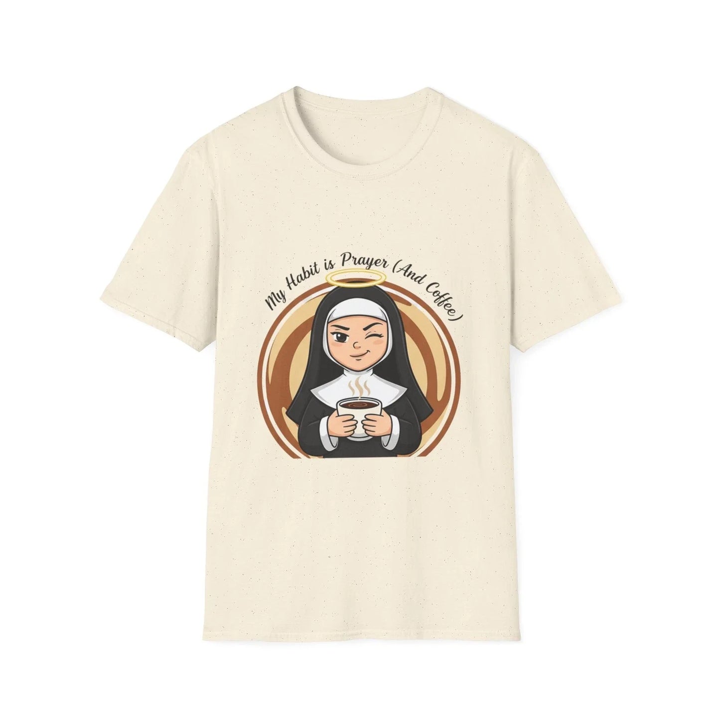 Coffee Lover's Prayer T-Shirt, Funny Nun Shirt, Faith & Humor Tee Unisex T-shirt, Sweatshirt, Hoodie, Long Sleeve Tee - T-Shirt, Sweatshirt, Hoodie