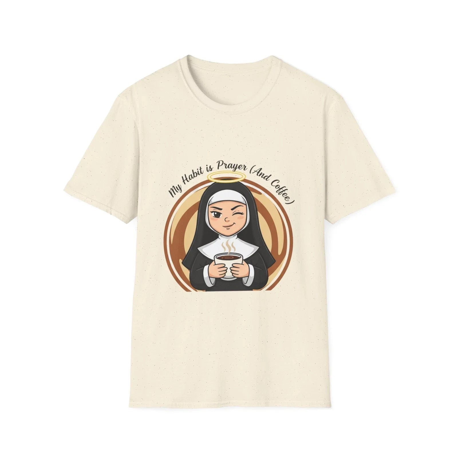 Coffee Lover's Prayer T-Shirt, Funny Nun Shirt, Faith & Humor Tee Unisex T-shirt, Sweatshirt, Hoodie, Long Sleeve Tee - T-Shirt, Sweatshirt, Hoodie
