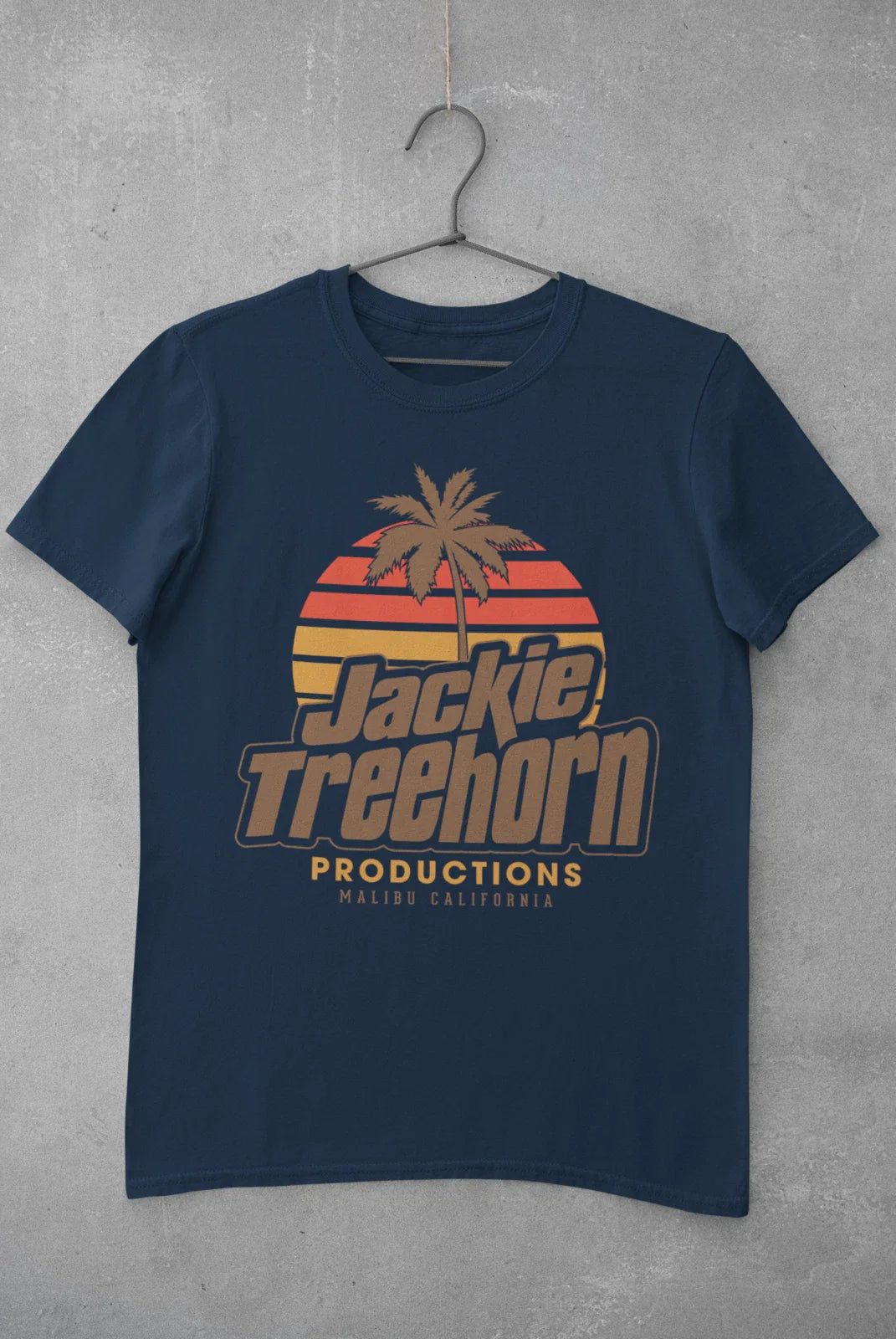 Retro Movie T Shirt Jackie Treehorn Productions Lebowski Big The Cult Classic Unisex T-shirt, Sweatshirt, Hoodie, Long Sleeve Tee - T-Shirt, Sweatshirt, Hoodie