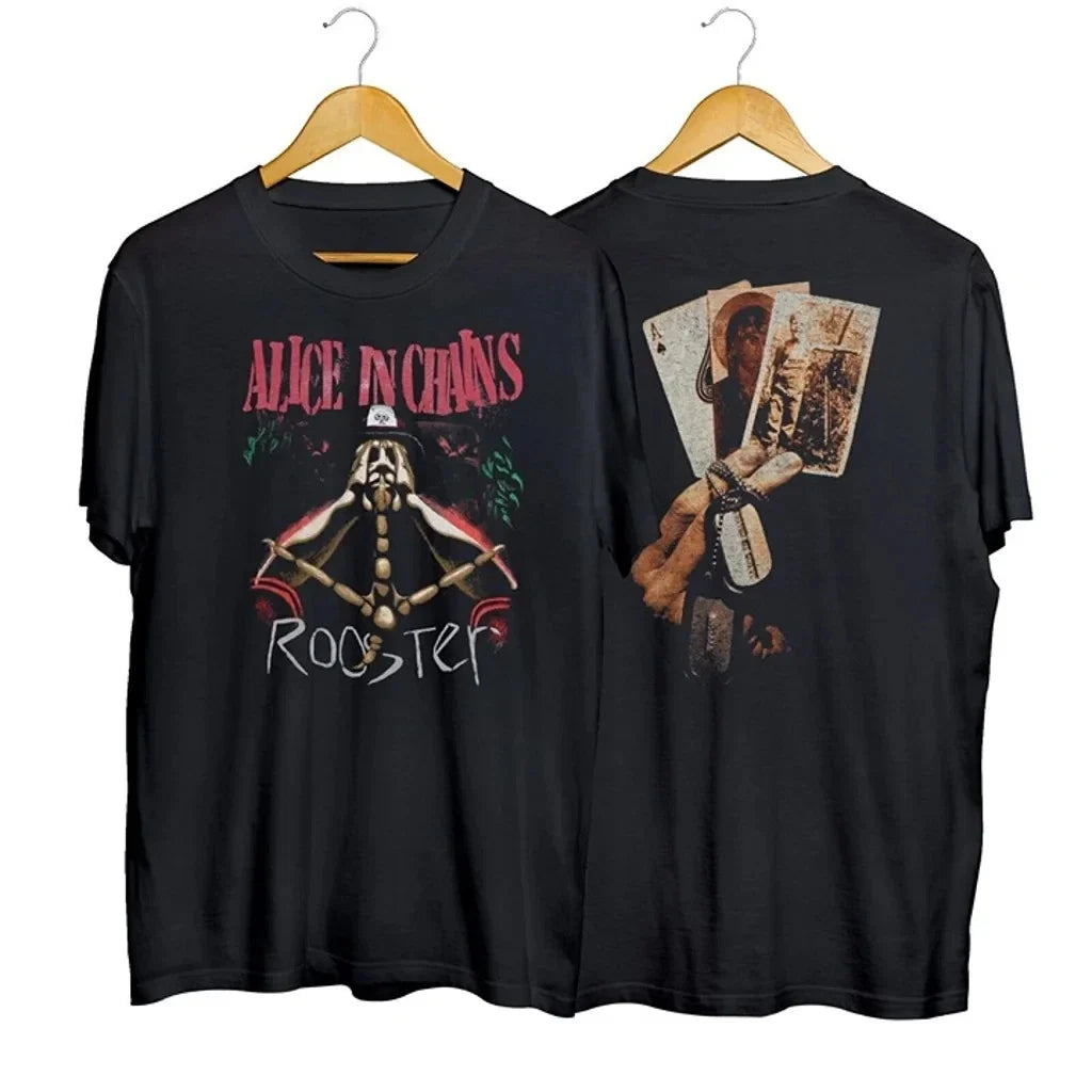 Vintage 1993 Alice In Chains Rooster Shirt Vintage Unisex Cotton S-5xl Unisex T-shirt, Sweatshirt, Hoodie, Long Sleeve Tee - T-Shirt, Sweatshirt, Hoodie