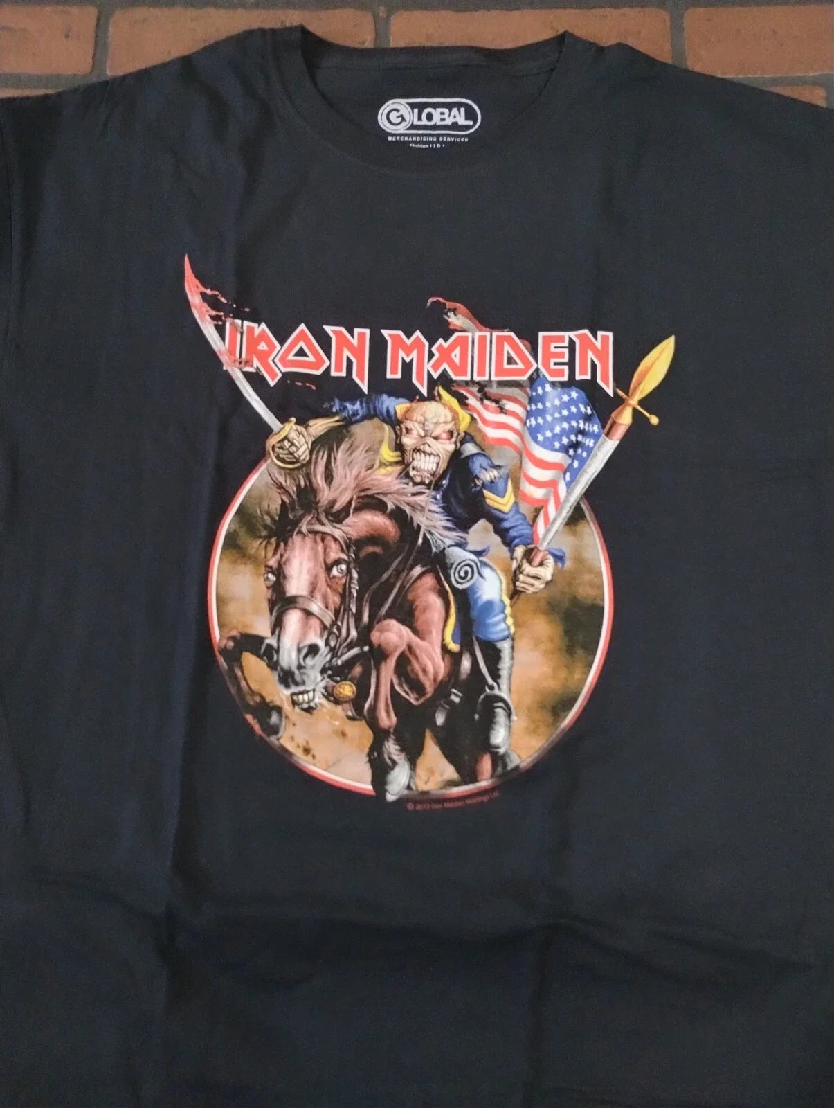IRON MAIDEN - 2012/2022 Trooper T-shirt ~Never Worn~ L XL Unisex T-shirt, Sweatshirt, Hoodie, Long Sleeve Tee - T-Shirt, Sweatshirt, Hoodie