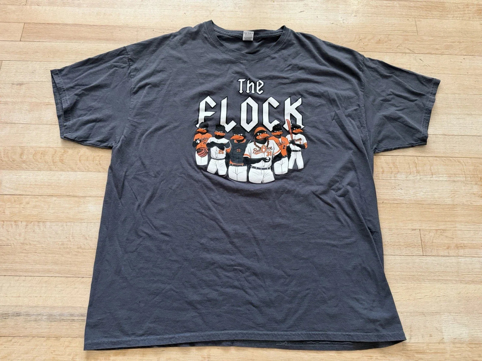 Baltimore Orioles The Flock Shirt Men Size 2XL Y2K Unisex T-shirt, Sweatshirt, Hoodie, Long Sleeve Tee - T-Shirt, Sweatshirt, Hoodie