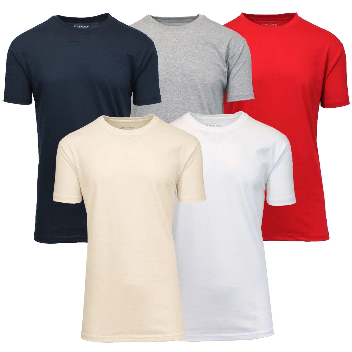 Mens Modern Fit Crew Neck T-Shirt Soft Breathable Cotton-Poly Blend Casual Tee Unisex T-shirt, Sweatshirt, Hoodie, Long Sleeve Tee - T-Shirt, Sweatshirt, Hoodie