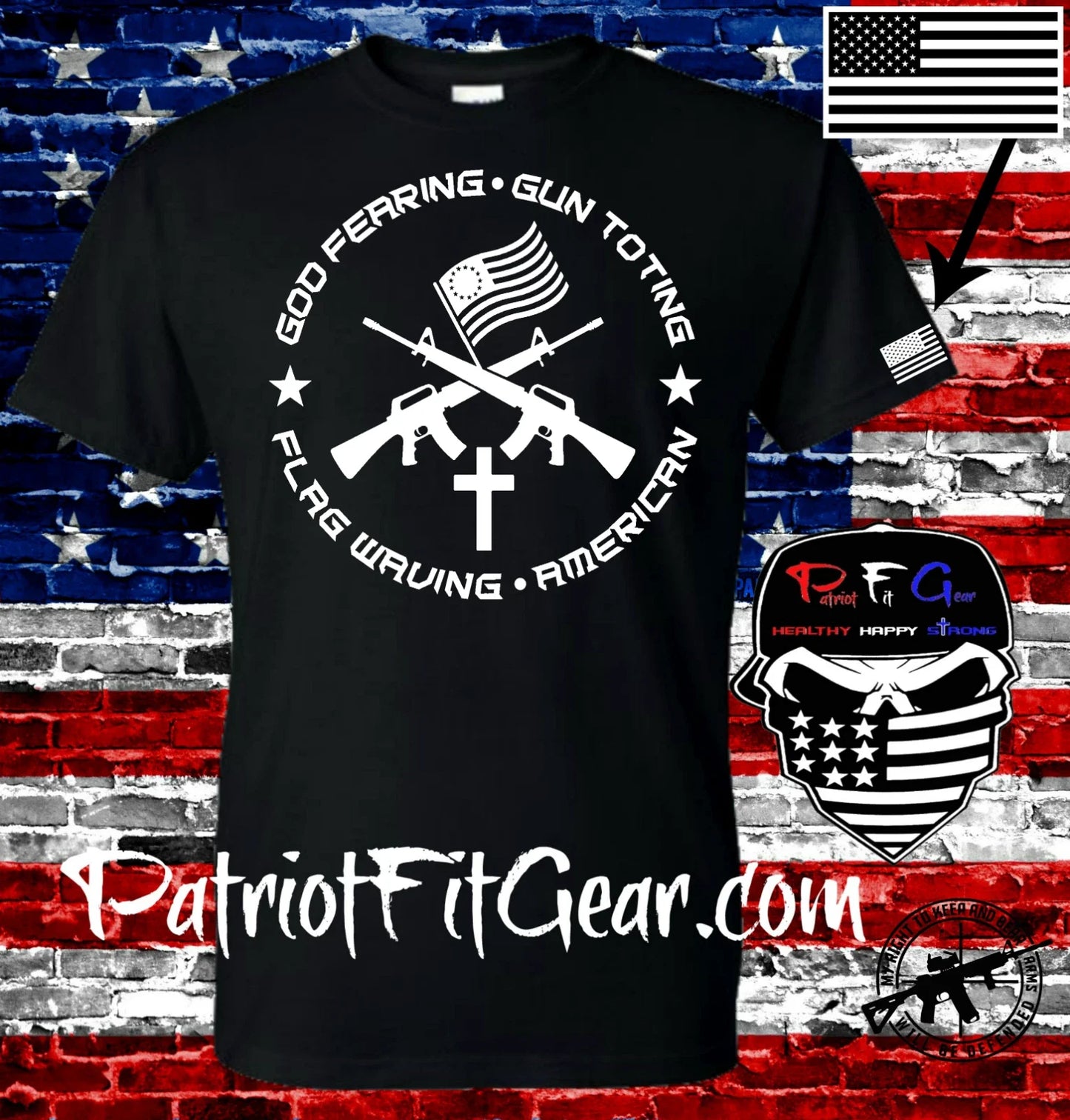 t shirt,God Fearing,Gun Toting,Flag Waving,American,In God We Trust,Molon Labe Unisex T-shirt, Sweatshirt, Hoodie, Long Sleeve Tee - T-Shirt, Sweatshirt, Hoodie