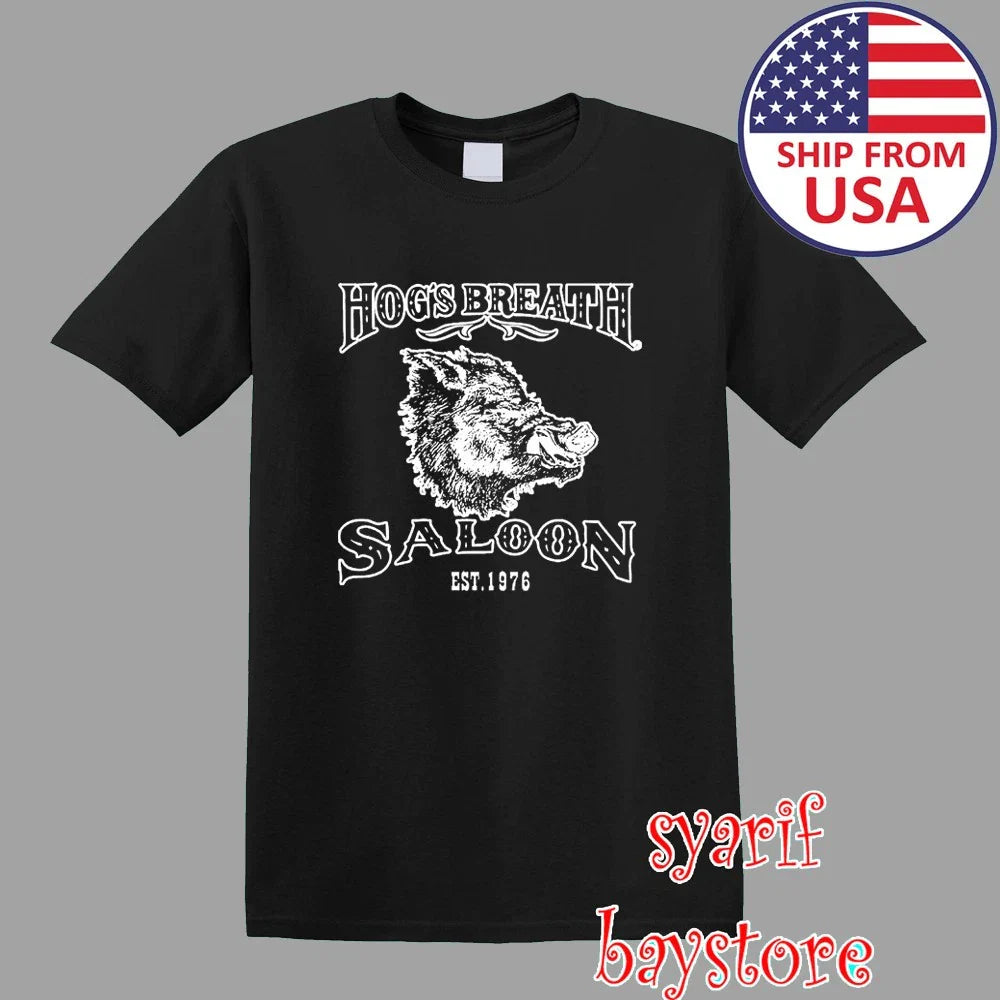 Hogs Breath Saloon Men's Black Size S to 5XL Unisex T-shirt, Sweatshirt, Hoodie, Long Sleeve Tee - T-Shirt, Sweatshirt, Hoodie