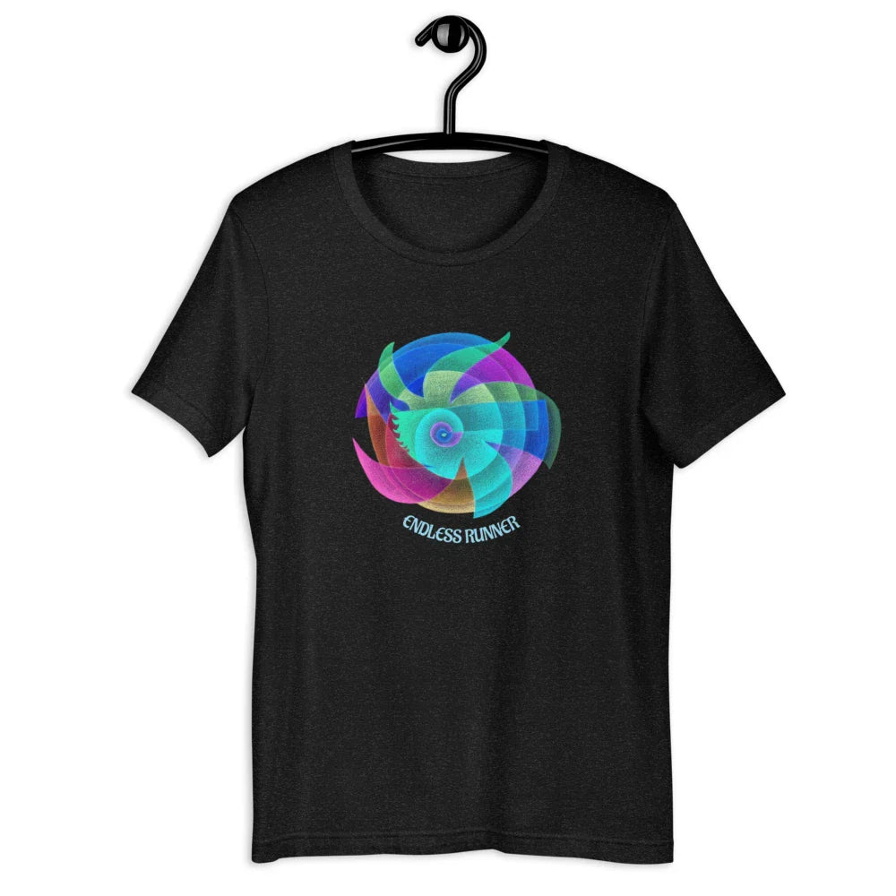 Edness Runner Unisex T-Shirt Minimalist Running Shirt Motivational Fitness Tee Unisex T-shirt, Sweatshirt, Hoodie, Long Sleeve Tee - T-Shirt, Sweatshirt, Hoodie