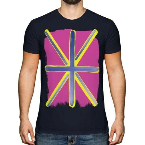 Pop Art Union Jack Mens Fashion Print Top Great Britain Flag GB Team Unisex T-shirt, Sweatshirt, Hoodie, Long Sleeve Tee - T-Shirt, Sweatshirt, Hoodie
