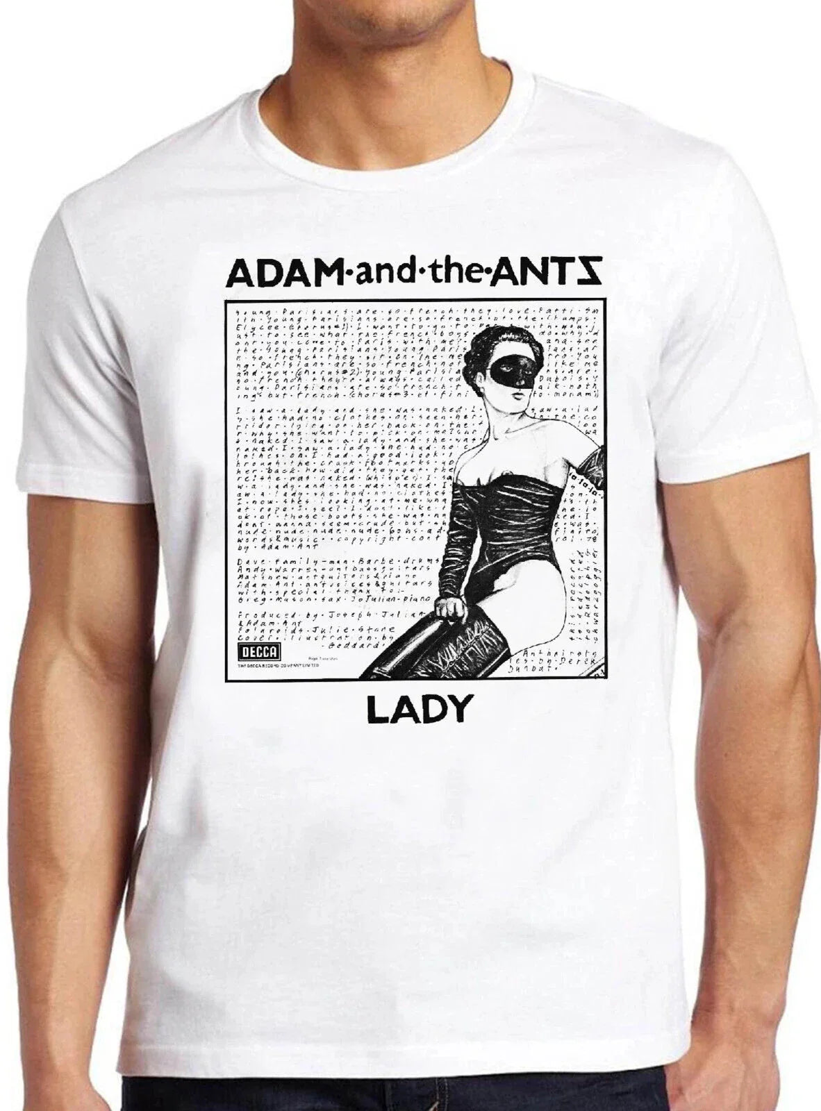 Adam And The Ants Lady 70s New Wave Music Gift Tee T Shirt 1146 Unisex T-shirt, Sweatshirt, Hoodie, Long Sleeve Tee - T-Shirt, Sweatshirt, Hoodie