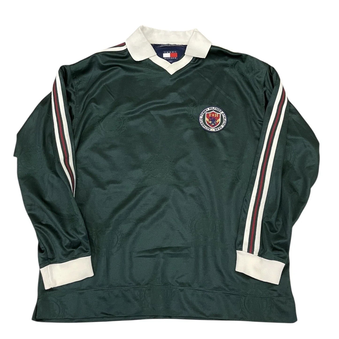 Vintage Tommy Hilfiger 88 Soccer Jersey shirt 90s Sz Large Unisex T-shirt, Sweatshirt, Hoodie, Long Sleeve Tee - T-Shirt, Sweatshirt, Hoodie