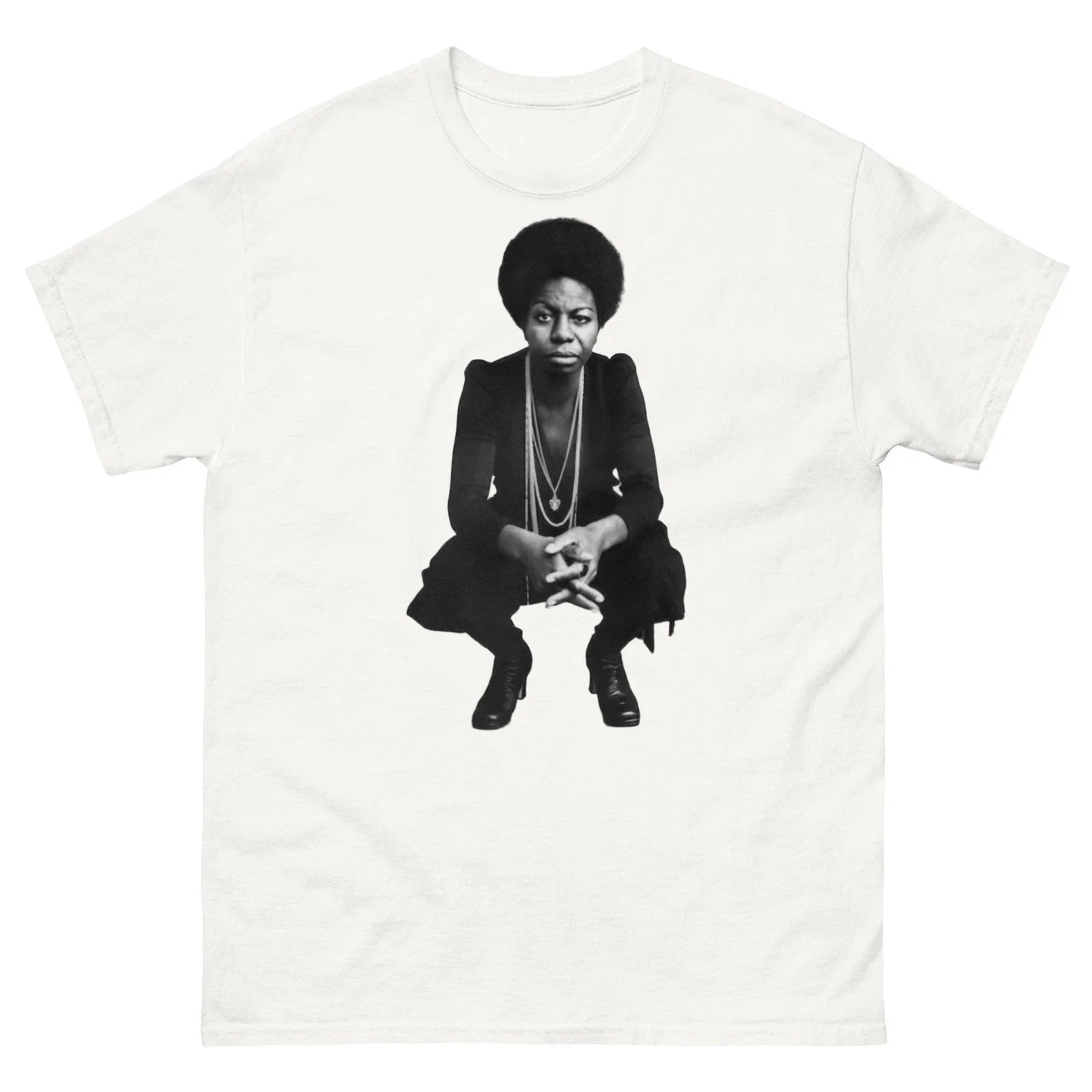 NINA SIMONE RETRO Unisex Classic Tee Unisex T-shirt, Sweatshirt, Hoodie, Long Sleeve Tee - T-Shirt, Sweatshirt, Hoodie