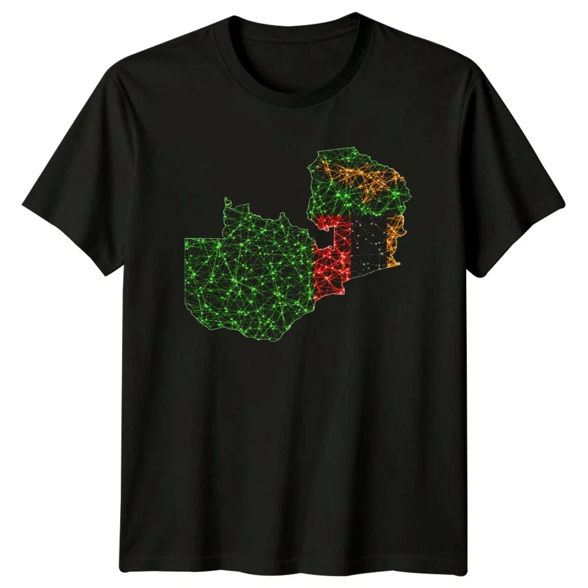 Zambia Flag Map T-Shirt Zambian Heritage Zambia Birthday Gift For Him And Her Unisex T-shirt, Sweatshirt, Hoodie, Long Sleeve Tee - T-Shirt, Sweatshirt, Hoodie