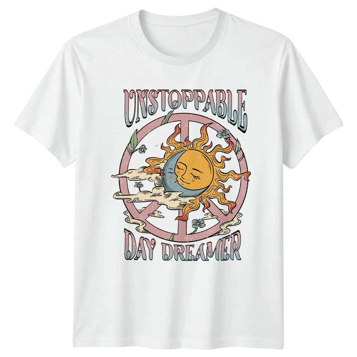 Unstoppable Day Dreamer Peace T-Shirt Hippie Boho Lifestyle Birthday Gift Unisex T-shirt, Sweatshirt, Hoodie, Long Sleeve Tee - T-Shirt, Sweatshirt, Hoodie