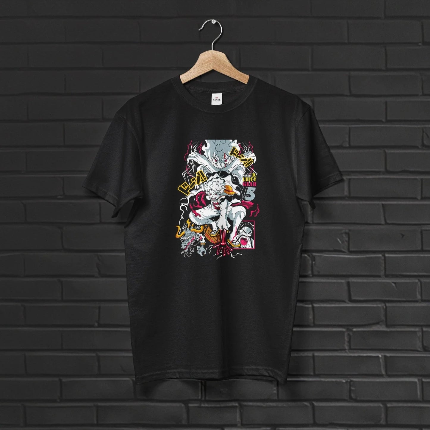 Luffy Gear 5 T-Shirt Nika Sun God Unisex Heavyweight Anime T-Shirt Unisex T-shirt, Sweatshirt, Hoodie, Long Sleeve Tee - T-Shirt, Sweatshirt, Hoodie