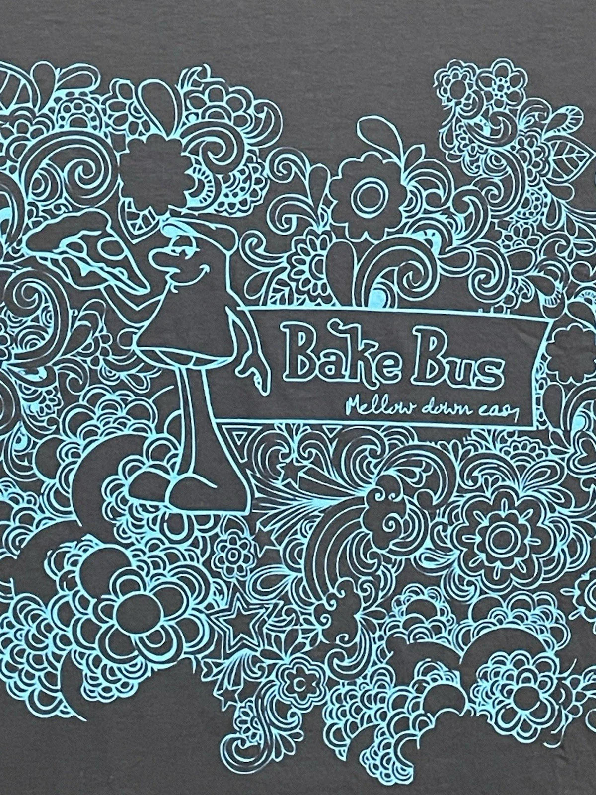 Mellow Mushroom Mellow Down Easy T-Shirt SMALL Baked Bake Bus New Gift Unisex T-shirt, Sweatshirt, Hoodie, Long Sleeve Tee - T-Shirt, Sweatshirt, Hoodie