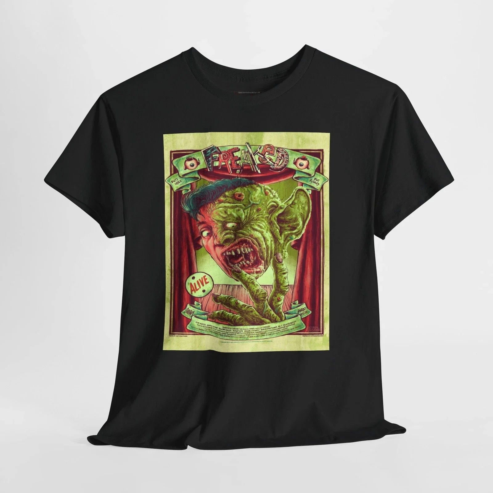 Freaked 1993 Retro Movie Poster Horror Unisex Graphic T-Shirt Unisex T-shirt, Sweatshirt, Hoodie, Long Sleeve Tee - T-Shirt, Sweatshirt, Hoodie