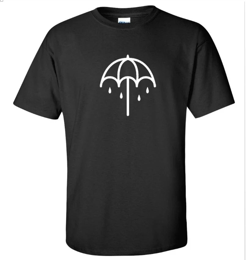 Bring me the horizon Umbrella Logo Rock Band Men's Black T-Shirt Size S-5XL Unisex T-shirt, Sweatshirt, Hoodie, Long Sleeve Tee - T-Shirt, Sweatshirt, Hoodie