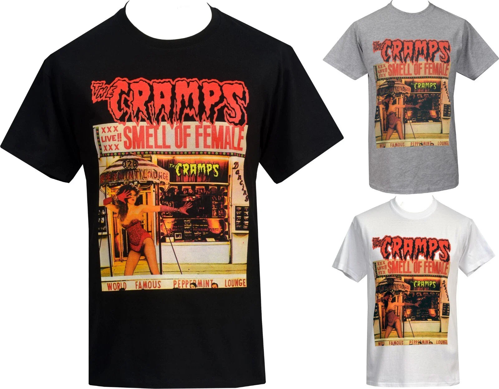 The Cramps Mens Psychobilly T-Shirt Smell of Female Poison Ivy Garage Punk Unisex T-shirt, Sweatshirt, Hoodie, Long Sleeve Tee - T-Shirt, Sweatshirt, Hoodie