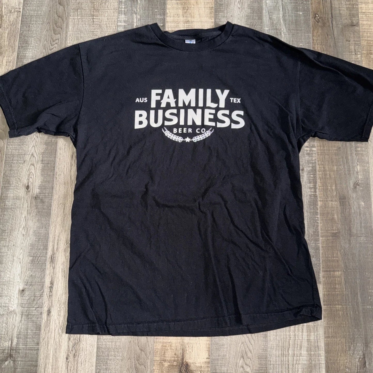 JENSEN ACKLES Family Business Beer Co Brewery CHARCOAL T-Shirt XXL SUPERNATURAL Unisex T-shirt, Sweatshirt, Hoodie, Long Sleeve Tee - T-Shirt, Sweatshirt, Hoodie
