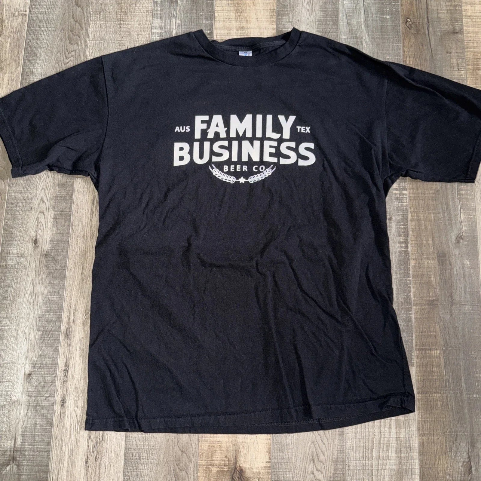 JENSEN ACKLES Family Business Beer Co Brewery CHARCOAL T-Shirt XXL SUPERNATURAL Unisex T-shirt, Sweatshirt, Hoodie, Long Sleeve Tee - T-Shirt, Sweatshirt, Hoodie