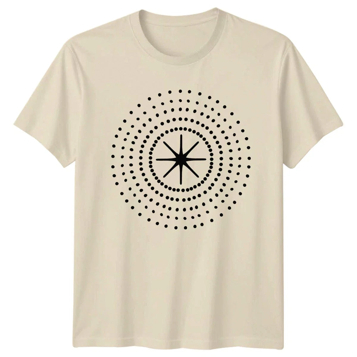 Minimalist Boho Eight Pointed Star T-Shirt Geometric Abstract Art Unisex T-shirt, Sweatshirt, Hoodie, Long Sleeve Tee - T-Shirt, Sweatshirt, Hoodie