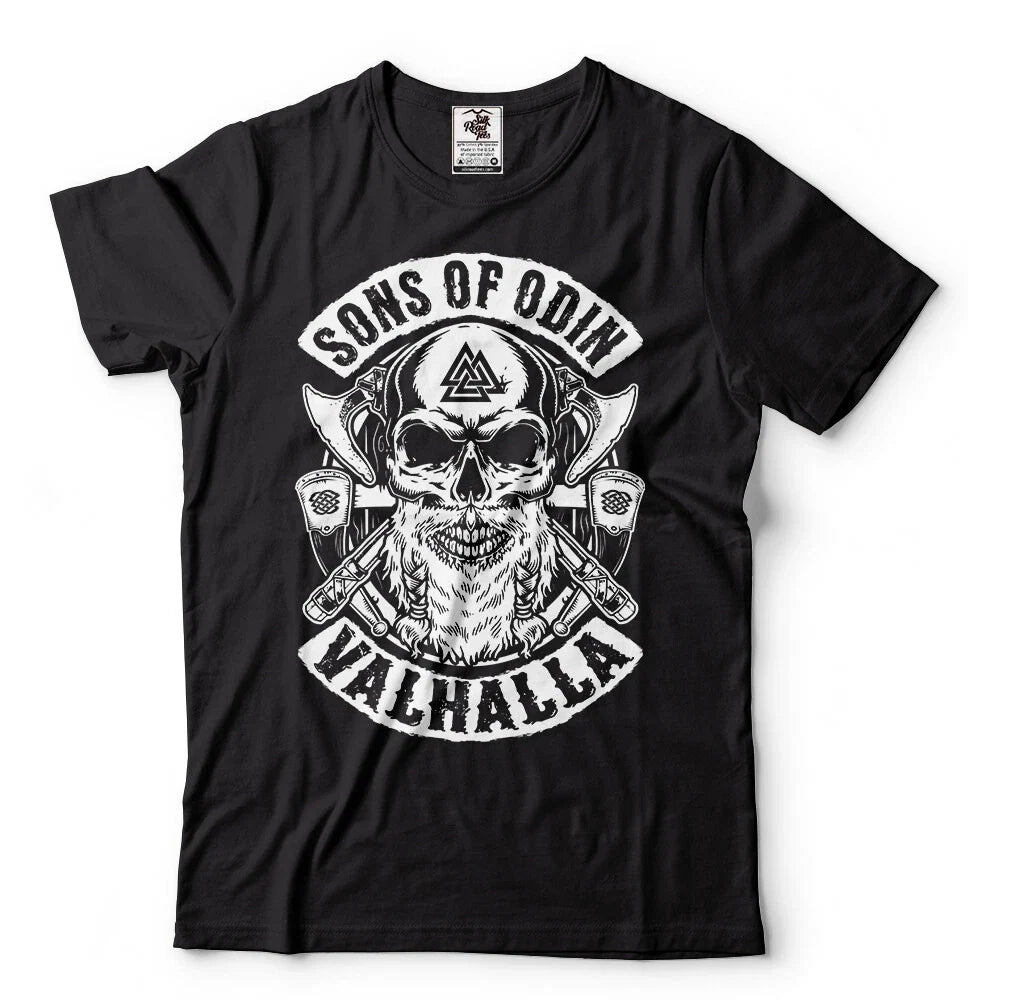 Sons Of Odin Vikings Nordic Odin Thor T-Shirt Vikings Shirts Unisex T-shirt, Sweatshirt, Hoodie, Long Sleeve Tee - T-Shirt, Sweatshirt, Hoodie